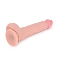 Kiotos Cox - Sliding Skin Dubbellaags Dildo 23 x 4 cm - Lichte Huidskleur