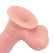 Kiotos Cox - Sliding Skin Dubbellaags Dildo 19.5 x 4.5 cm - Lichte Huidskleur