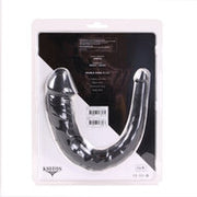 Kiotos Cox - Dubbele Dildo 35 x 2.2/5 cm - Zwart