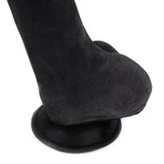 Kiotos Cox - Black Dildo Met Zuignap die echt aanvoelt 22,5 x 5 cm - Zwart