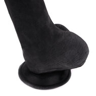 Kiotos Cox - Black Dildo Met Zuignap die echt aanvoelt 22,5 x 5 cm - Zwart