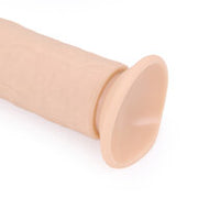 Kiotos Cox - Rechte Siliconen Dildo Met Zuignap 23 x 5 cm - Lichte Huidskleur
