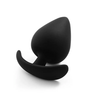 Kiotos - Siliconen Anker Buttplug Set - 4 stuks - zwart