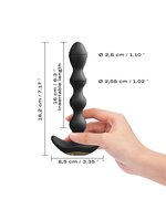 Dorcel - FLEXI BALLS Anale Vibrator Met Afstandsbediening - Zwart