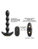 Dorcel - FLEXI BALLS Anale Vibrator Met Afstandsbediening - Zwart