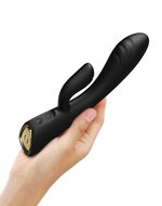 Dorcel - Flexi Rabbit - Verwarmde Tarzan Vibrator - Zwart