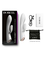 Dorcel - Flexi Rabbit - Verwarmde Tarzan Vibrator - Wit