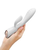 Dorcel - Flexi Rabbit - Verwarmde Tarzan Vibrator - Wit