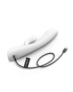 Dorcel - Flexi Rabbit - Verwarmde Tarzan Vibrator - Wit
