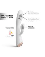 Dorcel - Flexi Rabbit - Verwarmde Tarzan Vibrator - Wit