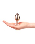 Dorcel - Diamond Metalen Buttplug - Rosƒó Goud - Maat M