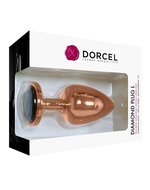 Dorcel - Diamond Metalen Buttplug - Rosƒó Goud - Maat L