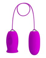 Pretty Love - Vibrerend Eitje En Clit Licker DAISY 2 In 1 - Roze