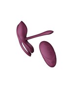 ZALO - Vibrerende Cockring & koppelvibrator BAYEK met afstandsbediening - amethyst paars