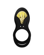 ZALO - Vibrerende Cockring & koppelvibrator BAYEK met afstandsbediening - obsidian zwart