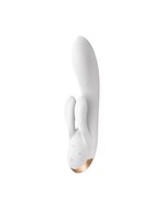 Satisfyer - Double Flex Rabbit - Tarzan Vibrator - Met App Control - Wit