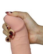 Lovetoy - Vibrerende Dildo - The Ultra Soft Dude - Superzacht materiaal - 21 cm - lichte huidskleur