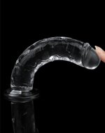 Lovetoy - Flawless - Dildo - 18 x 3.5 cm - Transparant