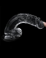 Lovetoy - Flawless - Dildo - 19 x 3.5 cm - Transparant