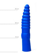 All Blue - Anaal Dildo - 33 x 6 cm - Blauw