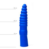 All Blue - Anaal Dildo - 33 x 6 cm - Blauw