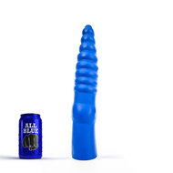All Blue - Anaal Dildo - 33 x 6 cm - Blauw