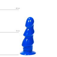 All Blue - Buttplug 17 x 5 cm - Blauw