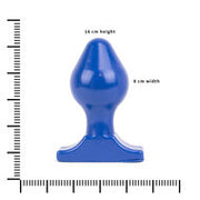 All Blue - Buttplug - 16 x 8 cm - Blauw