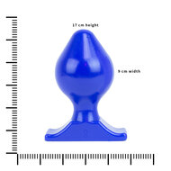 All Blue - Buttplug - 17 x 9 cm - Blauw