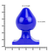 All Blue - Buttplug - 19 x 11 cm - Blauw