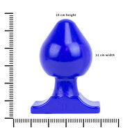 All Blue - Buttplug - 19 x 11 cm - Blauw