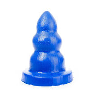 All Blue - Triple Pleasure Buttplug - Blauw - Maat S