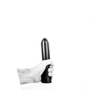 All Black - Gladde Dildo - 22 x 4.5 cm - Zwart