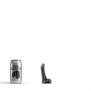 All Black - Kleine Realistische Dildo 9 x 2 cm - Zwart