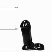 All Black - Realistische Dildo 14 x 5 cm - Zwart