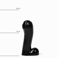 All Black - Zwarte Dildo - 15 cm