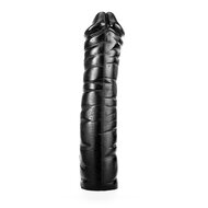 All Black - Extra Grote Dildo - 38 x 8.5 cm - Zwart