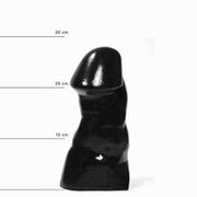 All Black - Anaal Dildo - 25 x 9.5 cm - Zwart