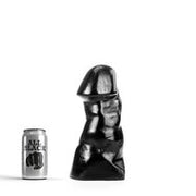 All Black - Anaal Dildo - 25 x 9.5 cm - Zwart