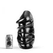 All Black - Anaal Dildo - 32 x 16.5 cm - Zwart