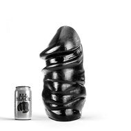 All Black - Anaal Dildo - 32 x 16.5 cm - Zwart