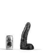 All Black - Klassieke Dildo - 22 x 5,4 cm - Zwart