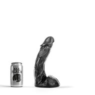 All Black - Klassieke Dildo - 23 x 5 cm - Zwart