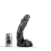 All Black - Klassieke Dildo - 27.5 x 5.5 cm - Zwart