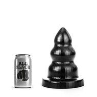 All Black - Triple Pleasure Buttplug - Zwart - Small