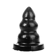 All Black - Triple Pleasure Buttplug - Zwart - Small