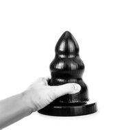 All Black - Triple Pleasure Buttplug - Zwart - Small