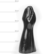 All Black - Fisting Dildo - 39 x 16 cm - Zwart