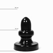 All Black - Buttplug - 17 x 8 cm - Zwart