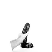 All Black - Klassieke Dildo - 25,5 x 4,1 cm - Zwart